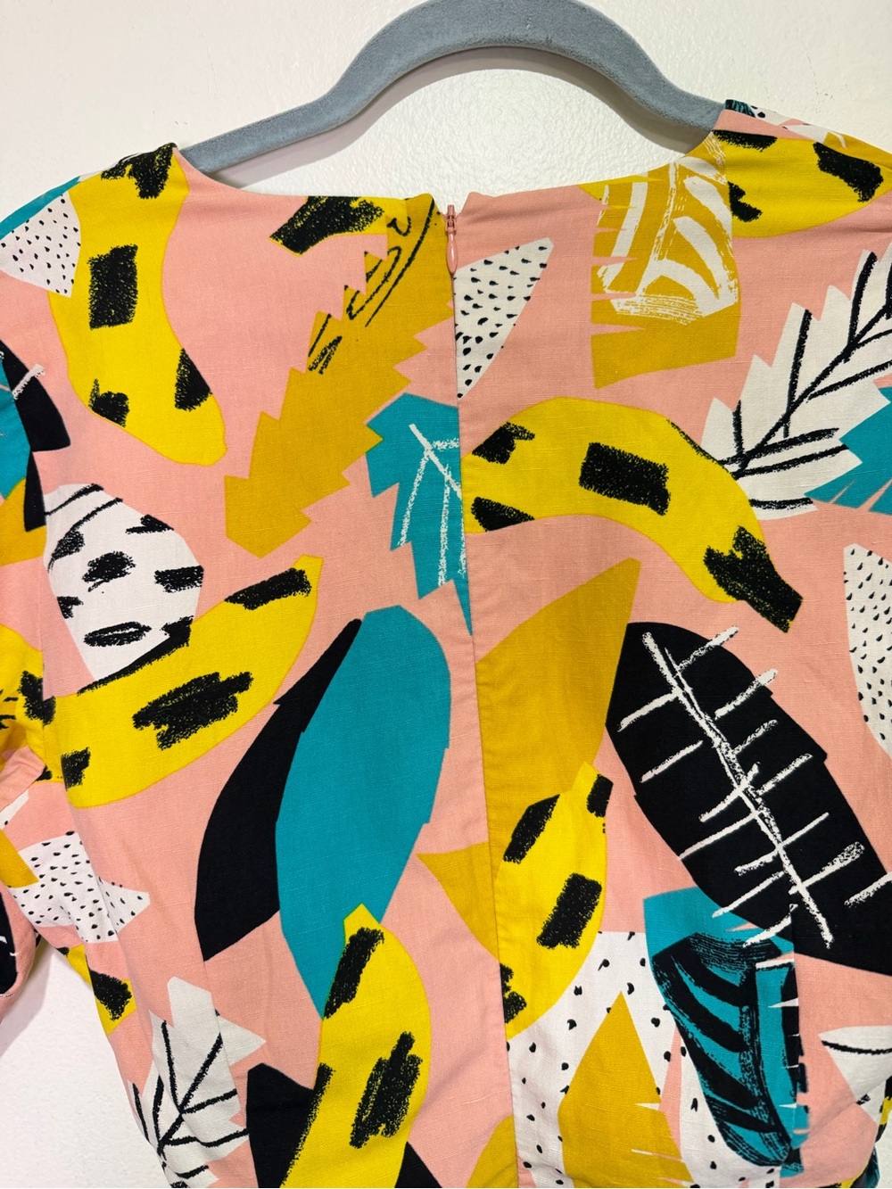Atelier Bingo x Gorman Silk Linen Printed Romper Gone Bananas AU 10 US 6 - Picture 7 of 14